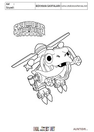 Skylanders boyama sayfaları